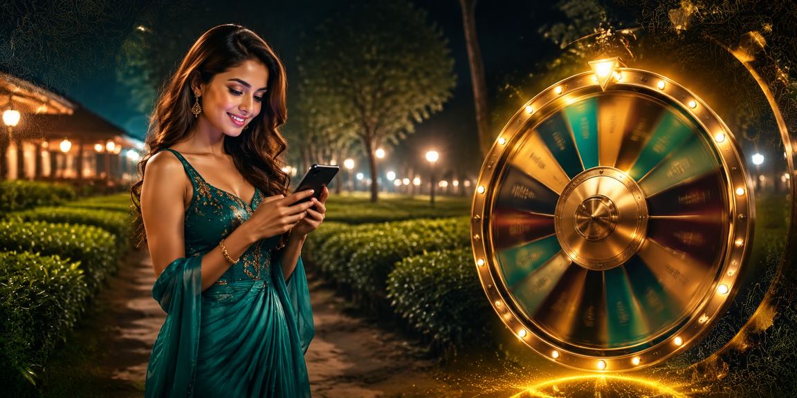 ঢাকার চা বাগানের পটভূমিতে tk699 রুলেট গেম উপভোগ করছেন একজন খেলোয়াড়